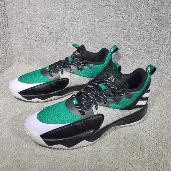 Adidas Dame Extply 2.0 Men's US 13 Court Green Black Basketball Sneakers ID1808 - Picture 7 of 12